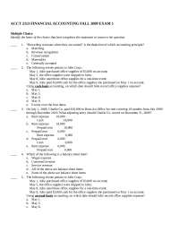 50 MCQs with Answer for Exam 1 - Fundamental Financial Accounting ...