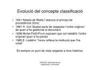 Sistemes de classificació i arxiu