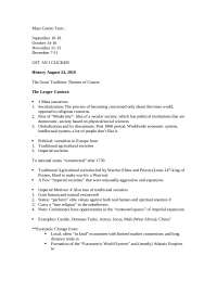 Review Sheet for History of Western Civilization | HIST 1003 - Docsity