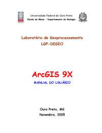 Laboratório de Geoprocessamento: ArcGIS 9X