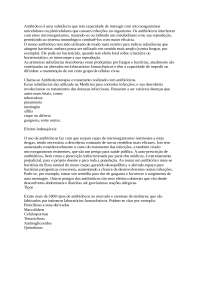 Antibióticos: Definição, Funcionamento e Tipos
