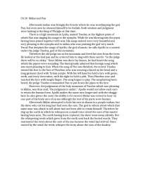 Midas and Pan in Intermediate Latin - Study Guide | LATN 2051