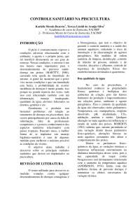 Controle sanitário na piscicultura