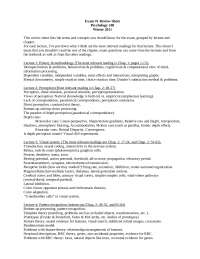 Exam 1 Review Sheet - Introduction to Cognitive Psychology | PSYCH 240 ...
