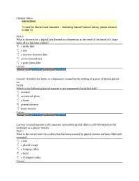 Homework 6 Solutions - General Geology Physical | GEOL 1001 - Docsity