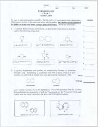Solution for Exam 2 Questions - Modern Organic Chemistry II | CHEM 2212 ...
