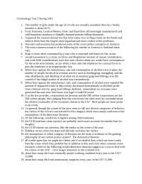 Criminology Test 2 Spring 2011: Crime Statistics and Sociopolitical Issues