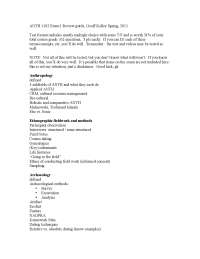 Exam 1 Study Guide - Introduction to Anthropology | ANTH 1102 - Docsity