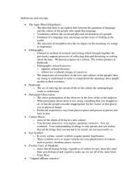 Complete Midterm Review for Cultural Anthropology | ANT 302