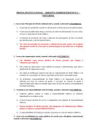 Princípios do Direito Administrativo: Perguntas e Respostas