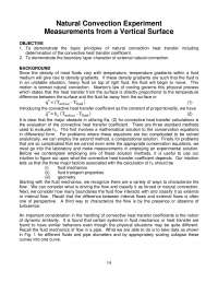 Natural Convection Heat Transfer: Principles and Coefficient Evaluation