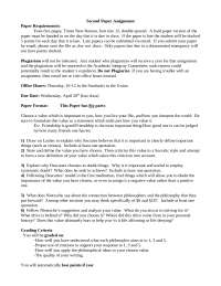 Second Paper Assignment for Philosophy Course: Defining and Analyzing Personal Values - Pr