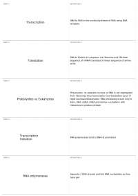 Flashcards | LB 145 - Biology II Cell & Molec Bio