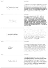 Civil Rights Movement and Racial Inequality in America: Terms and Definitions