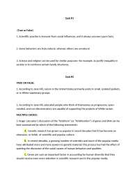 Practice Questions for Quiz 1 - Introduction to Cultural Anthropology | ANP 201