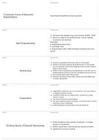Business Association (20) | GBL 323 - Intro to Business Law