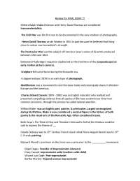 Exam 3 Study Guide Intro-Western Civilization 2 | HUM 102