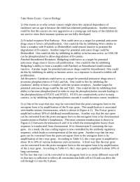 Notes for Midterm Exam - Cancer Biology | BIOL 4874