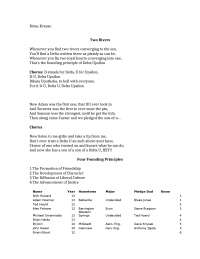 Two Rivers - Writing and Research - Lecture Notes | RHET 105
