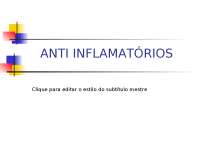 Farmacologia - AULA - Antiinflamatórios não-esteroides