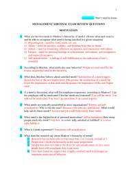 Principles of Management - Final Exam Study Guide | MGT 3200 - Docsity