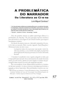 A problemática do Narrador