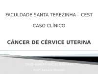 Estudo de caso-câncer de cérvice uterina