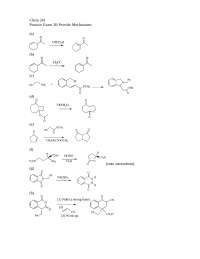 Organic Chemistry II - Midterm Practice Exam | CHEM 241 - Docsity