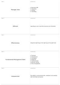 Exam 1 | MGMT 3000 - Principles of Management - Docsity