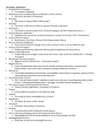 Understanding Job Design & Motivation: Direction, Intensity, and Persistence - Prof. Brent