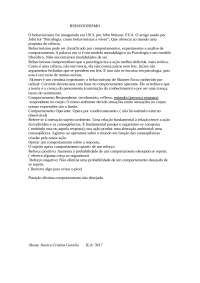 O behaviorismo