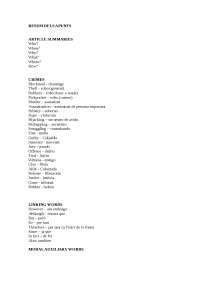 Apunts anglès - Apuntes de Idioma Inglés - Docsity