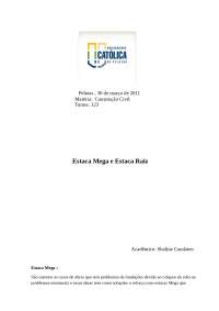 trabalho estaca