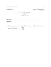 Solutions to Quiz 7 - Calculus II | MATH 1502 - Docsity