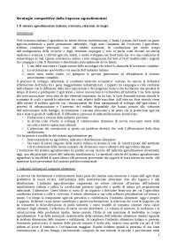 L'industria alimentare italiana: analisi del sistema agroalimentare e sfide per la competi