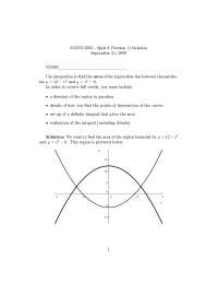 Calculus I- Solved Question - Fall 2009 | MATH 2202 - Docsity