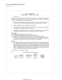 Sample Exam 1 with Solutions - Intermediate Accounting III | ACC 313 ...