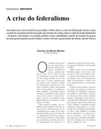 crise do federalismo