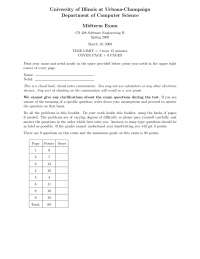 Midterm Exam Solutions | Software Engineering II | CS 428 - Docsity