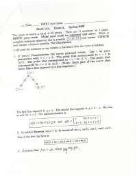 Midterm Exam 2 with Answer Key - Calculus I | MATH 141 - Docsity