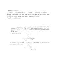 Solutions for Quiz Five - Calculus II | MATH 142 - Docsity