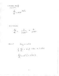 10 Solved Problems on the Calculus I - Final Exam | MATH 221 - Docsity