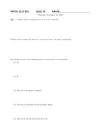 Questions on Discrete Mathematical Structures - Quiz 5 | MATH 2513 ...