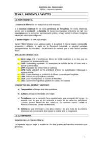Història del Periodisme (2010 - 2011)