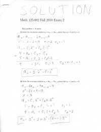 Exam 2 Solved | Discrete Mathematics I | MATH 125 - Docsity