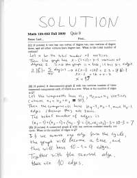 Quiz 9 Questions with Solution - Discrete Mathematics I | MATH 125 ...