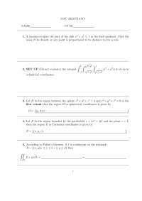 Exam 4 Questions | Analytic Geometry and Calculus I | MAC 2313 - Docsity