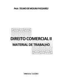 DIREITO COMERCIAL II - Material de trabalho
