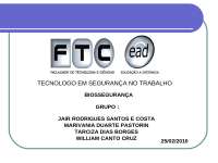 SLIDES DE bIOSSEGURANÇA