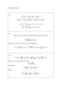 exercícios resolvidos de integrais l
